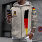 Personalized Germany Soldier/ Veteran Camo With Name And Rank Hoodie 3D Printed - 0711230011