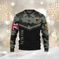 Personalized UK Soldier/ Veteran Camo With Name And Rank Hoodie 3D Printed - 1011230005
