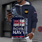 Personalized UK Soldier/ Veteran Camo With Name And Rank Hoodie 3D Printed - 1699574403