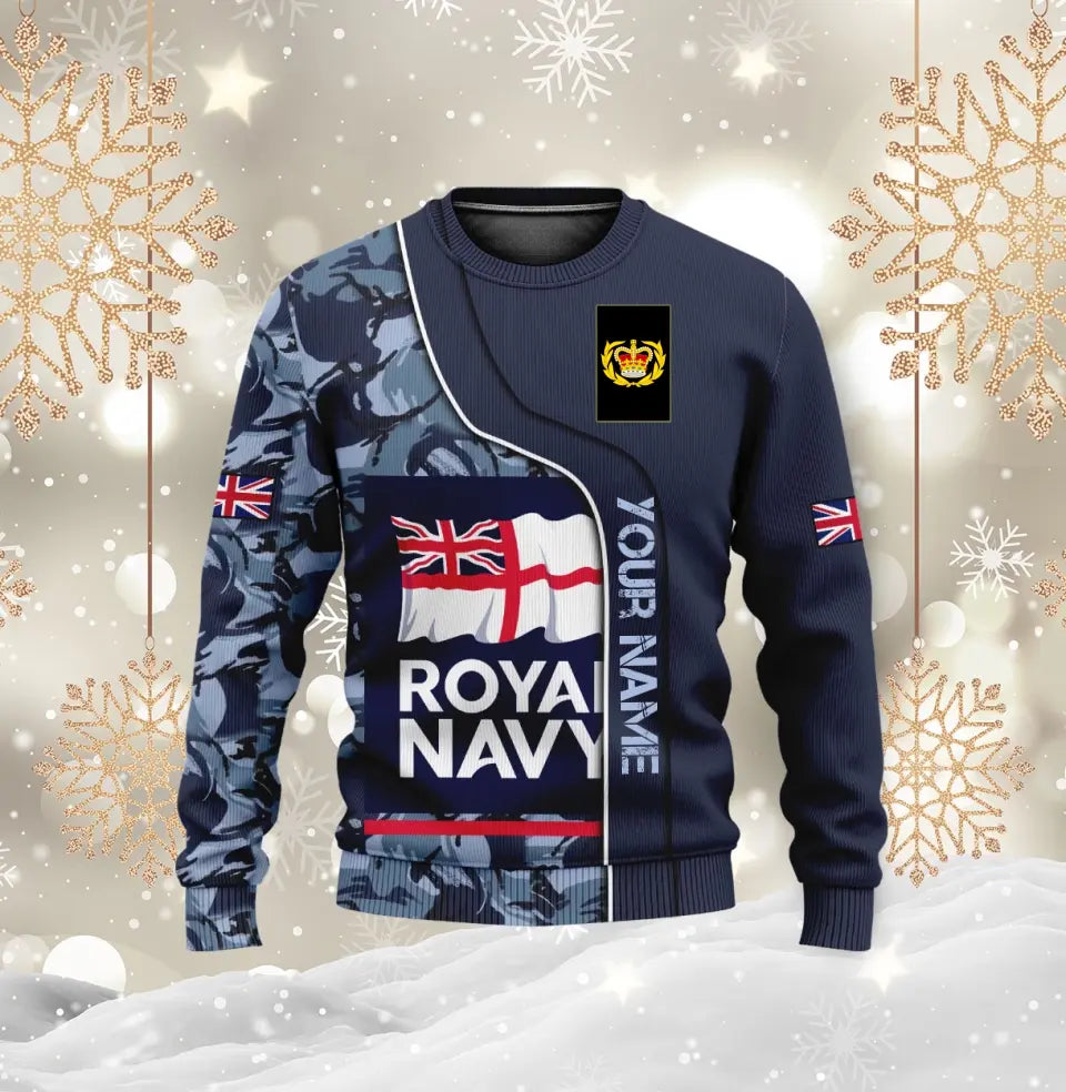Personalized UK Soldier/ Veteran Camo With Name And Rank Hoodie 3D Printed - 1699574403