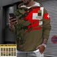 Personalisierter Kapuzenpullover mit Schweizer Soldaten-/Veteranen-Tarnmuster und Namen und Rang - 16995744
