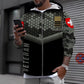 Personalisierter Kapuzenpullover mit Schweizer Soldaten-/Veteranen-Tarnmuster und Namen und Rang - 1699574404