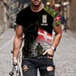 Personalized Denmark Soldier/ Veteran Camo With Name And Rank Hoodie - 16976736