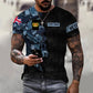 Personalisierter Kapuzenpullover mit Camouflage-Muster für britische Soldaten/Veteranen mit Namen und Rang, 3D-Druck – 1011230002