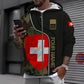 Personalized Swiss Soldier/ Veteran Camo With Name And Rank Hoodie - 1011230004