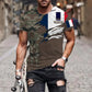 Personalized France Soldier/ Veteran Camo With Name And Rank Hoodie - 0311230001