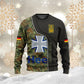 Personalized Germany Soldier/ Veteran Camo With Name And Rank Hoodie 3D Printed - 0711230004