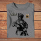 Personalized UK Soldier/ Veteran With Name And Rank T-shirt 3D Printed - 3009230001
