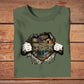 Personalized Belgium Soldier/ Veteran Camo With Name And Rank T-Shirt 3D Printed - 2809230001