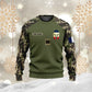 Personalized France Soldier/ Veteran Camo With Name And Rank Hoodie 3D Printed - 0310230005