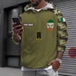 Personalized Ireland Soldier/ Veteran Camo With Name And Rank Hoodie 3D Printed - 1010230001