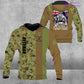Personalized Australian Soldier/ Veteran Camo With Name And Rank Hoodie - 1207230003