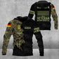 Personalized Germany Soldier/ Veteran Camo With Name And Rank Hoodie 3D Printed - 1608230001