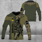 Personalized Sweden Soldier/ Veteran Camo With Name And Rank Hoodie 3D Printed - 1909230001