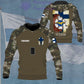 Personalized Finland Soldier/ Veteran Camo With Name And Rank Hoodie - 1306230001