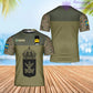 Personalized Sweden Solider/ Veteran Camo With Name And Rank T-Shirt 3D Printed - 0502240002