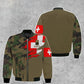 Personalized Swiss Soldier/ Veteran Camo With Name And Rank Hoodie - 1011230001