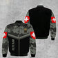Personalized Swiss Soldier/ Veteran Camo With Name And Rank Hoodie - 1011230005