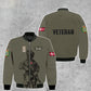 Personalized Denmark Soldier/ Veteran Camo With Name And Rank Hoodie - 0910230001