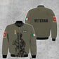Personalisierter Kapuzenpullover mit Camouflage-Muster für italienische Soldaten/Veteranen mit Namen und Rang – 0910230001