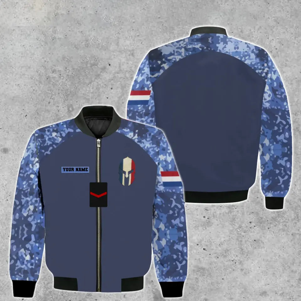 Personalized Netherlands Soldier/ Veteran Camo With Name And Rank Hoodie 3D Printed - 1010230001
