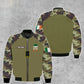 Personalized Ireland Soldier/ Veteran Camo With Name And Rank Hoodie 3D Printed - 1010230001