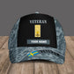 Personalized Rank And Name Sweden Soldier/Veterans Camo Baseball Cap - 3105230001-D04