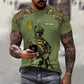 Personalized Germany Soldier/ Veteran Camo With Name And Rank Hoodie 3D Printed - 17017344