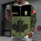 Personalized Canadian Soldier/ Veteran Camo With Name And Rank Hoodie 3D Printed - 0412230001