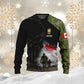 Sweat à capuche personnalisé avec camouflage soldat/vétéran du Canada avec nom et grade imprimé en 3D - 0512230001