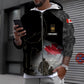 Sweat à capuche personnalisé avec camouflage soldat/vétéran du Canada avec nom et grade imprimé en 3D - 0512230001