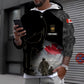 Sweat à capuche personnalisé avec camouflage soldat/vétéran du Canada avec nom et grade imprimé en 3D - 0512230001