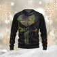 Sweat à capuche personnalisé avec camouflage soldat/vétéran allemand avec nom et grade imprimé en 3D -0712230001