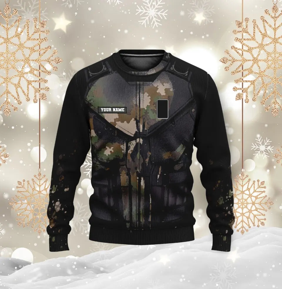 Personalized Finland Soldier/ Veteran Camo With Name And Rank Hoodie 3D Printed -0812230001