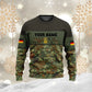Personalized Germany Soldier/ Veteran Camo With Name And Rank Hoodie 3D Printed -111223001