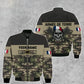 Personalized France Soldier/ Veteran Camo With Name And Rank Hoodie 3D Printed -111223001