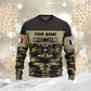 Personalized France Soldier/ Veteran Camo With Name And Rank Hoodie 3D Printed -111223001