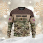 Personalized UK Soldier/ Veteran Camo With Name And Rank Bomber Jacket Printed -111223001