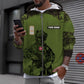 Personalized Denmark Soldier/ Veteran Camo With Name And Rank Hoodie 3D Printed - 1212230001