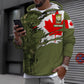 Personalized Canada Soldier/ Veteran Camo With Name And Rank Bomber Jacket 3D Printed - 16977600