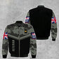 Personalized UK Soldier/ Veteran Camo With Name And Rank Bomber Jacket 3D Printed - 2010230005