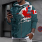 Personalized Canada Soldier/ Veteran Camo With Name And Rank Bomber Jacket 3D Printed - 16977600