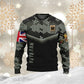 Personalized UK Soldier/ Veteran Camo With Name And Rank Bomber Jacket 3D Printed - 2010230005