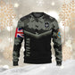 Personalized UK Soldier/ Veteran Camo With Name And Rank Bomber Jacket 3D Printed - 2010230005
