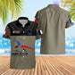 Personalized France Soldier/ Veteran Camo With Name And Rank Hawaii Shirt Printed - 17028576