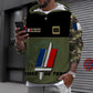 Personalized France Soldier/ Veteran Camo With Name And Rank Hawaii Shirt Printed - 17028576