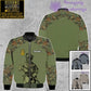 Personalisierte Bomberjacke mit Camouflage-Muster für deutsche Soldaten/Veteranen mit Namen und Rang, 3D-Druck – 0511230001