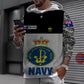 Personalisiertes australisches Soldaten-/Veteranen-Camouflage-Hawaii-Hemd mit Namen und Rang bedruckt -1812230001