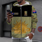 Personalisiertes australisches Soldaten-/Veteranen-Camouflage-Hawaii-Hemd mit Namen und Rang bedruckt -1812230001