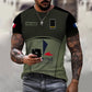 Personalized France Soldier/ Veteran Camo With Name And Rank Hawaii Shirt Printed - 17029440